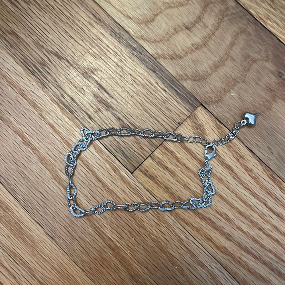 Heart ankle bracelet